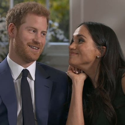 Prince Harry and Meghan Markle after the announcement of their engagement in November 2017. Photo: BBC