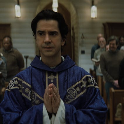 Netflix series Midnight Mass looks at religion and addiction. Hamish Linklater as the priest Father Paul in a still from the series. Photo: courtesy Netflix/TNS