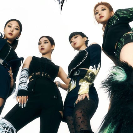 Rising rookie girl group Aespa will release their first EP, Savage, in October. Photo: SM Entertainment