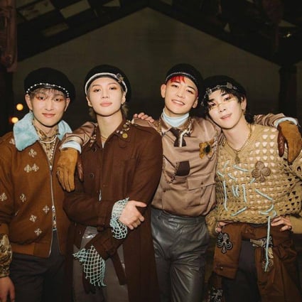 The Princes of K-pop, Shinee, still going strong after 13 years in the business, pictured during shooting for their Don’t Call Me music video. Photo: @shinee/Instagram