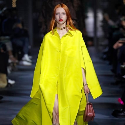 Valentino presented its spring/summer 2022 ready-to-wear collection at Paris Fashion Week on October 1. Photo: Xinhua