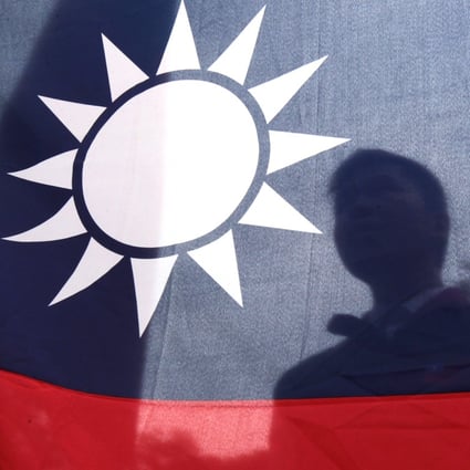 A Taiwan flag flies in Hong Kong on the Double Tenth holiday in 2011 at the Red House in Castle Peak, Tuen Mun, marking the centenary of the Wuchang uprising that led to the Republic of China. The holiday was formerly celebrated in other places in the territory, including Rennie’s Mill and Kam Tin. Photo: SCMP/K.Y. Cheng