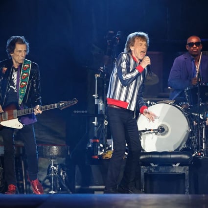 The Rolling Stones perform  in St Louis with Steve Jordan on drums, replacing Charlie Watts who died in September. Photo: Kamil Krzaczynski/AFP via Getty Images/TNS
