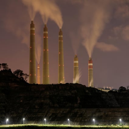Smoke and steam billow from a coal-fired power plant owned by Indonesia Power in Suralaya, Indonesia, on July 11, 2020. Despite global efforts to promote a shift to renewable energy, fossil fuels such as coal are still a cheap, reliable power source for developing countries. Photo: Reuters