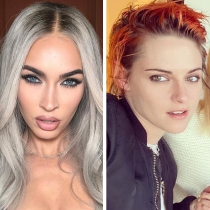 These celebrities changed up their looks by dying their in bold colours, talk about a drastic transformation! Photos: @meganfox/Instagram, @cjromero/Instagram, @bellathorne/Instagram, @rubyrose/Instagram