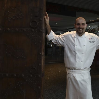 Chef de cuisine Andrea Delzanno at Cucina in the Marco Polo Hongkong Hotel learned about Asian flavours in the Alps, and southern Italian cooking in Hong Kong. Photo: Jonathan Wong