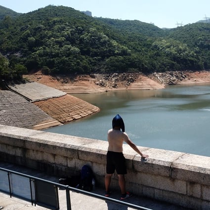 A view of the low water level of the Tai Tam Upper Reservoir amid a heatwave in 2018. The Greater Bay Area is one of the driest in China, and two of its largest economies, Hong Kong and Shenzhen, have less per capita water availability than Middle Eastern countries like Syria. Photo: Winson Wong 