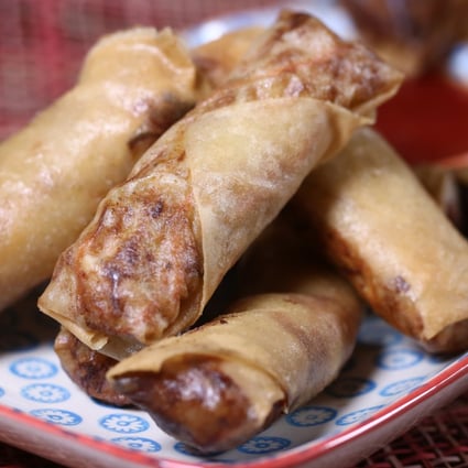 Lumpia Shanghai with sweet and sour sauce, a dish popularised in the Philippines by Chinese settlers. Photo: Jonathan Wong