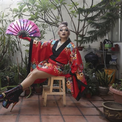 Drag queen Coco Pop at her home in Hong Kong. Photo: Jonathan Wong