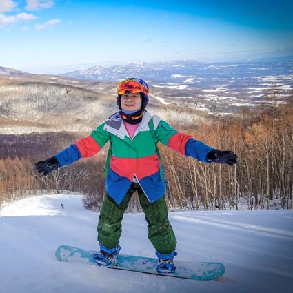 Even a breast cancer diagnosis couldn’t stop Hongkonger Nikki Chan from doing one of her favourite activities – snowboarding. She believes exercise is essential in the battle against the disease. Photo: Nikki Chan