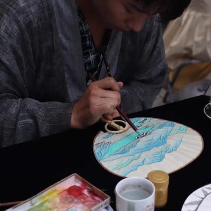 More young people like Li Jingyi (pictured) are turning to making traditional Chinese handicrafts and clothing for a living and promoting their country’s culture on social media to a global audience. Photo: Li Jingyi