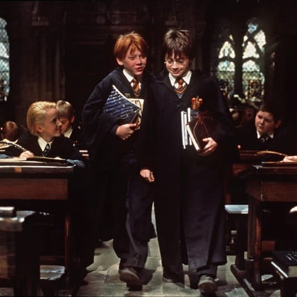 Rupert Grint and Daniel Radcliffe in a scene from “Harry Potter and the Philosopher’s Stone”, which premiered on November 4, 2001. It became “Harry Potter and the Sorceror’s Stone” in overseas markets, and marked the start of Potter movie mania. Photo: AP