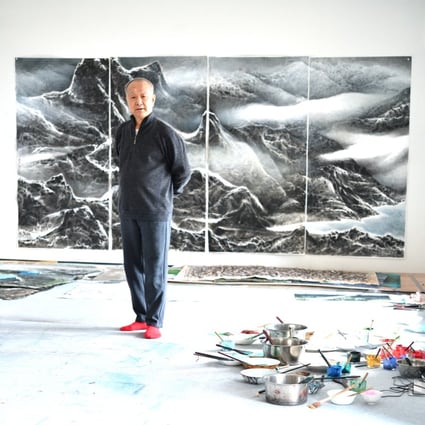 Liu Kuo-sung, known as the father of modern Chinese ink painting and a pioneer of Chinese modern art, will turn 90 in April 2022. Photo: Courtesy of Liu Kuo-sung