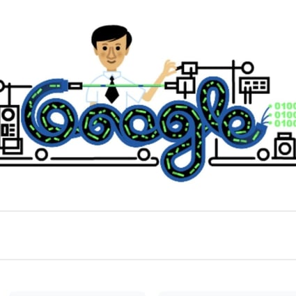 Google celebrates what would have been the 88th birthday of Charles Kao Kuen – “the father of fibre optics” – with a Doodle. Photo: Google