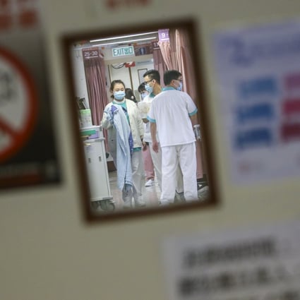 Medical staff at work at Queen Elizabeth Hospital in Yau Ma Tei on January 19. Photo: Felix Wong