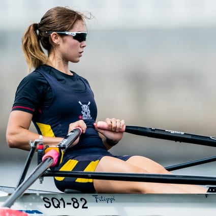 Hong Kong national rower Claire Burley is rowing to raise money for charities that will boost mental health awareness. Photo: Panda Man/Takumi Images