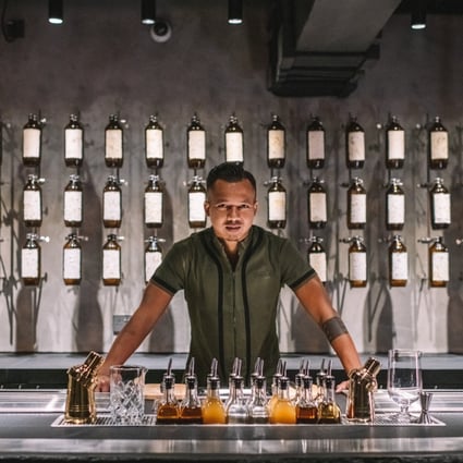 Agung Prabowo at his Hong Kong bar, Penicillin, rated Asia’s most sustainable bar. Photo: Handout
