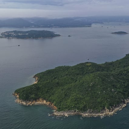 The artificial islands off Lantau will be built near Sunshine Island, Peng Chau (back left) Siu Kau Yi Chau (back right) near Lantau Island. Lantau Tomorrow Vision centres on 1,700 hectares of man-made islands that would become a housing and business hub. Photo: Martin Chan