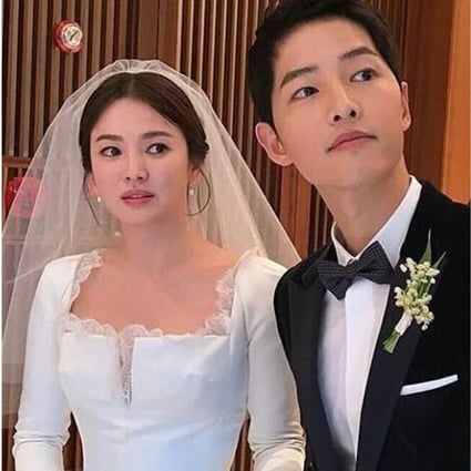 K-drama stars Song Hye-kyo and Lee Min-jung donned gorgeous gowns on their wedding days. Photos: @bongpeople/Instagram, BH Entertainment