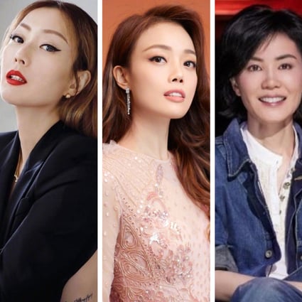 Sammi Cheng, Joey Yung, Faye Wong, Karen Mok and Kelly Chen are some of the richest female Canto-pop stars in Hong Kong. Photos: @郑秀文Sammi, @容祖兒, @Karen莫文蔚, @陳慧琳-KellyChen/Weibo; 163.com