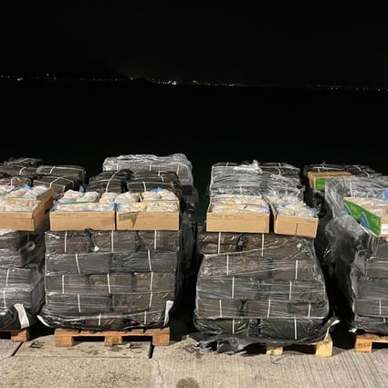 Smuggling haul seized at sea by authorities. Photo: Handout