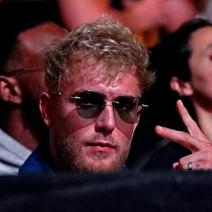 Jake Paul looks on during UFC 261.Photo: Jasen Vinlove/USA TODAY Sports