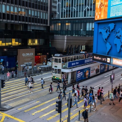 Hong Kong’s Central business district. Photo: Bloomberg