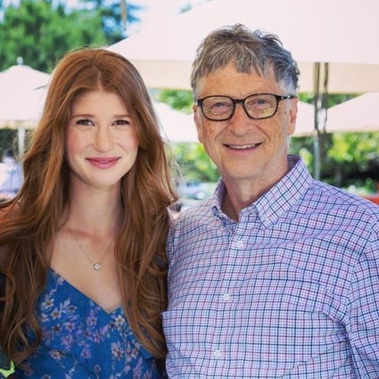 Jennifer Gates with father Bill Gates, whose footsteps she appears to be following in. Photo: @jenniferkgates/ Instagram