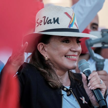Honduran presidential hopeful Xiomara Castro said in her election manifesto that she would seek formal ties with Beijing if she wins. But after a US official visited Honduras, the aide who wrote the manifesto said no final decision had been made. Photo: Reuters