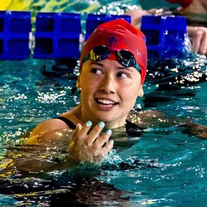 Hong Kong’s Siobhan Haughey after winning her race for Energy Standard in the International Swimming League in Eindhoven, the Netherlands. Photo: Getty Images