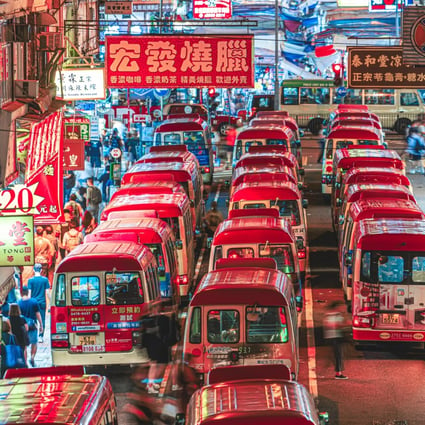 Public mini bus stop staion in Mong Kok on July 6, 2019. Photo: Shutterstock