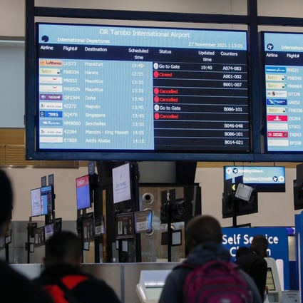 The World Health Organization has cautioned countries against imposing travel bans on southern African nations in response to the Covid-19 Omicron variant. Photo: AFP