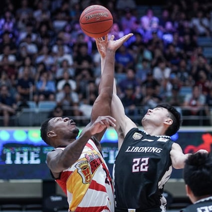 The Liaoning Flying Leopards of China in a game against the Philippines’ San Miguel Beermen in the East Asia Super League’s The Terrific 12 in 2019. Photo: East Asia Super League   