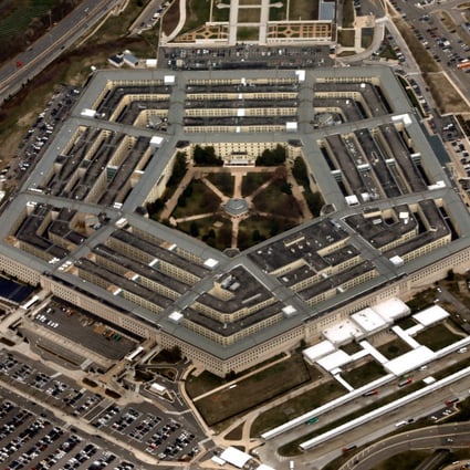 The Pentagon is seen in this aerial photo from the Air Force One in March 2018. Photo: Reuters