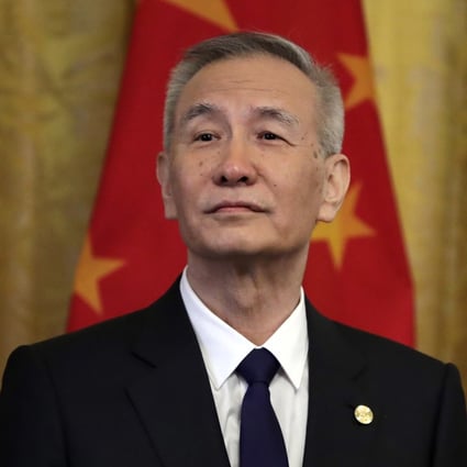 Chinese Vice-Premier Liu He says China will beat its growth target of ‘above 6 per cent’ for this year. Photo: AP