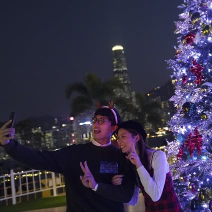 Media preview of the Hong Kong WinterFest Christmas Town at West Kowloon Cultural District, West Kowloon on November 25. Photo: Sam Tsang