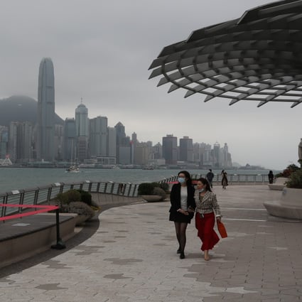 Tourists have been thin on the ground on Hong Kong’s Tsim Sha Tsui promenade during the pandemic. Photo: Nora Tam