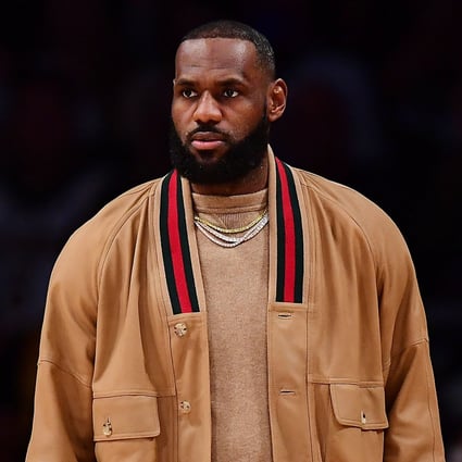 Los Angeles Lakers forward LeBron James watches game action against the Charlotte Hornets during the first half at Staples Center. Photo: USA Today Sports