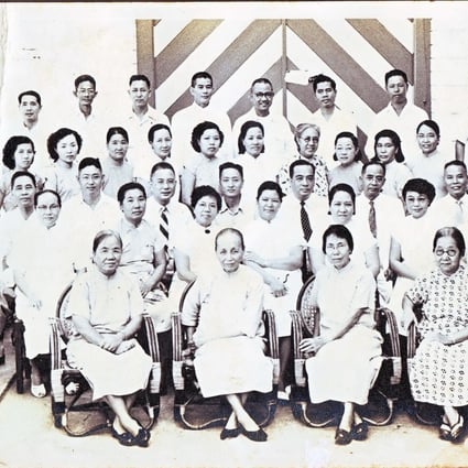 Johannes Nugroho’s grandparents with other members of Surabaya’s first Chinese Protestant congregation, circa 1950s. Photo: Johannes Nugroho