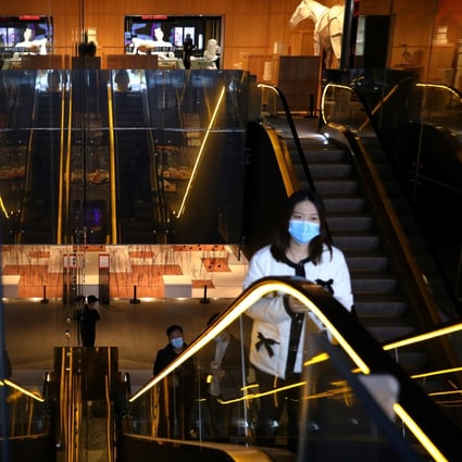 Caixin/Markit services purchasing managers’ index (PMI) fell to 52.1 from 53.8 in October. Photo: Reuters