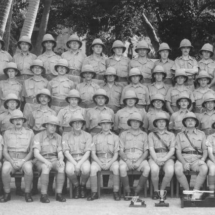 The Second Battery of the Hong Kong Volunteer Defence Corps photographed in 1941. Photo: Courtesy of Elaine Polglase and the Vibe Christensen family.