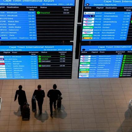 Many nations suspended flights from South Africa and neighbouring countries amid concerns over the new Omicron variant. Photo: Bloomberg