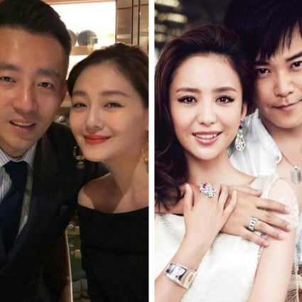 Chinese celebrities Barbie Hsu and Wang Xiaofei, Tong Liya and Chen Sicheng, and Liang Jie and Purba Rgyal all broke up this year. Photos: @barbiehsu.fp/Instagram, ent.sina.com.cn, uetie.com