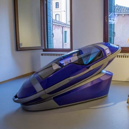 ‘Sarco machines’ – 3D-printed capsules designed for use in assisted suicide – have passed a legal review and can operate in Switzerland. Photo: Exit International