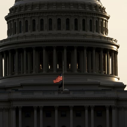 The US Capitol in Washington DC. US senators have agreed on a plan raise the US government’s debt ceiling likely through next year, pulling the nation away from the brink of a default. Photo: Bloomberg