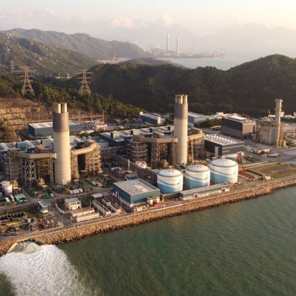 An aerial view of CLP Power’s Black Point power station, a gas-fired plant in Lung Kwu Tan in the New Territories, on November 10. When the second gas-powered unit at Black Point comes online in 2023, CLP will have the capacity to shut down the coal-powered Castle Peak power station. Photo: Martin Chan