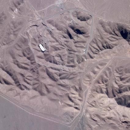 Iran’s Fordow nuclear facility sits deep inside a mountain, with just one structure visible from space. Photo: Planet Labs 