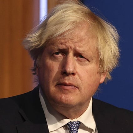 UK Prime Minister Boris Johnson speaks at Downing Street press conference on Wednesday. Photo: AP