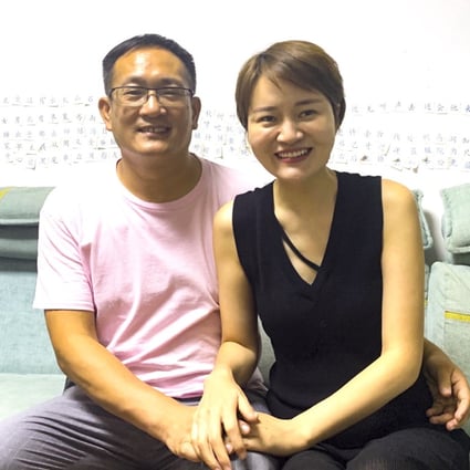 Chinese human rights lawyer Wang Quanzhang (left) says he and his wife Li Wenzu have been stopped from leaving their home in Beijing. Photo: Handout