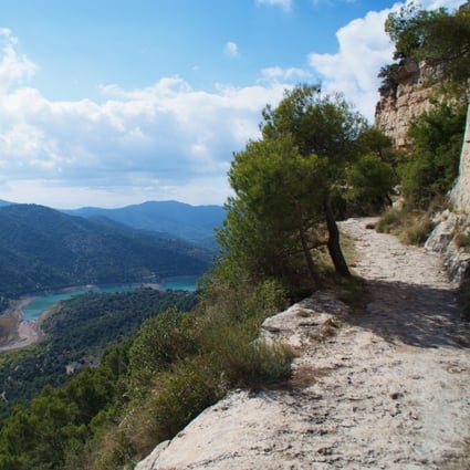 A scene from a self-guided walk in Spain’s Priorat region which connects two monasteries in mountainous countryside west of Barcelona. Photo: Peter Neville-Hadley
